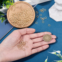 20g真鍮オープン丸カン  ブレスレット ネックレス コネクティングリング  DIYジュエリーアクセサリー  18KGP本金メッキ  20ゲージ  6x0.8mm  内径：4.2mm  280個/ 20g&nbsp;FIND-TA0010-69D-G