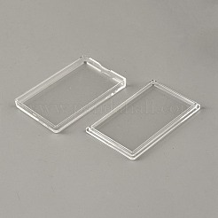 Transparent Acrylic Silver Bar Gold Bar Storage Cases&nbsp;CON-WH0092-97