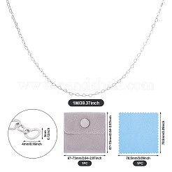 スターリングシルバーのハートリンクチェーン925個  ハンダ付け  プラチナ  3x4x0.5mm&nbsp;STER-TA0001-35
