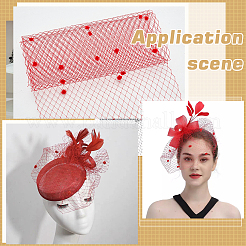 Polyester Bridal Veils&nbsp;DIY-WH0622-071C