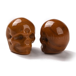 天然ムーアカイトビーズ  ハロウィンの頭蓋骨  11~11.5x8.5~9x11~11.5mm  穴：0.9~1mm&nbsp;G-C038-01Q