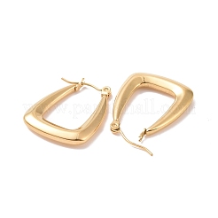 Ion Plating(IP) 304 Stainless Steel Hoop Earrings for Women&nbsp;EJEW-F287-07G