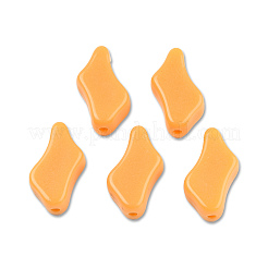不透明なアクリルビーズ  ナゲット  砂茶色  21x13x7mm  穴：1.6~1.8mm  約450個/500g&nbsp;SACR-N017-04H