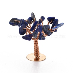 Natural Lapis Lazuli Chips Display Decorations&nbsp;G-Z016-13H