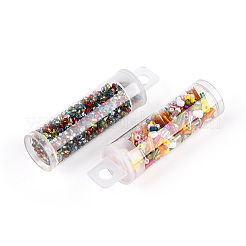 7 Bottles DIY Glass Seed Beads Sets&nbsp;DIY-N006-01A