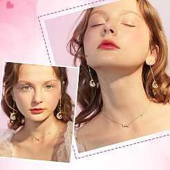16Pcs 2 Colors Valentine's Day 304 Stainless Steel Charms&nbsp;STAS-UN0030-74