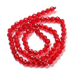 Transparent Glass Beads Strands&nbsp;GLAA-A014-03B
