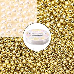 1800Pcs Acrylic & ABS Plastic Imitation Pearl Beads&nbsp;DIY-YW0001-97