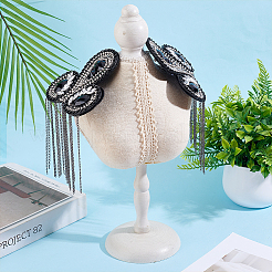 2Pcs Iron Tassel Chain Shoulder Epaulettes&nbsp;DIY-HY0003-61