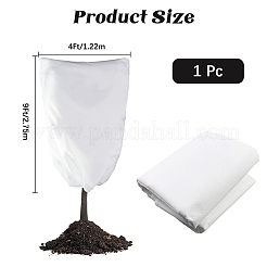Non-Woven Fabric Thickened Winter Plant Covers with Zipper Drawstring&nbsp;DIY-WH20816-001A