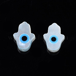 Natural White Shell Mother of Pearl Shell Beads&nbsp;SSHEL-N034-57B-A