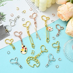 Alloy Heart Lobster Clasps&nbsp;KEYC-YW0001-20G