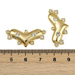 304 Stainless Steel Crystal Rhinestone Pendants&nbsp;STAS-L290-08G