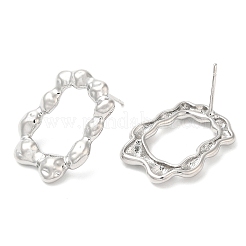 Brass Stud Earrings&nbsp;KK-K333-64P