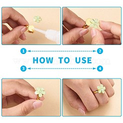 DIY Flower Earring & Finger Rings Making Kit&nbsp;DIY-SZ0008-48