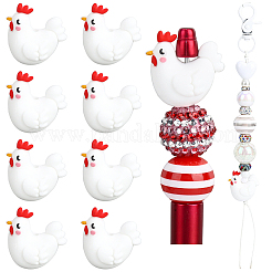 12Pcs Easter Silicone Beads&nbsp;SIL-PA0001-60