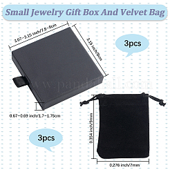 3Pcs Paper Drawer Boxes&nbsp;CON-BBC0001-18A
