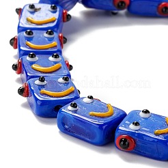 Handmade Lampwork Beads Strands&nbsp;LAMP-D015-07B