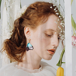 DIY Butterfly Wing Earring Making Kit&nbsp;DIY-TA0005-12