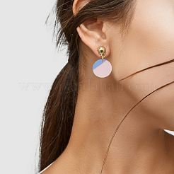 虹色のPVCパイレット/スパンコールペンダント  フラットラウンド  装飾アクセサリー  プラム  19x0.2mm  穴：1.4mm  約250個/袋  2袋/セット&nbsp;PVC-GO0001-02B