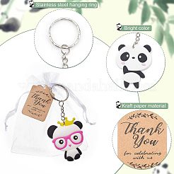 PVC Plastic Panda Keychain&nbsp;KEYC-OC0001-04