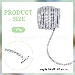3-Ply Polyester Twisted Cord&nbsp;OCOR-WH0071-038F