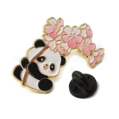 Panda & Cherry Blossoms Enamel Pins&nbsp;FIND-E050-01C-G