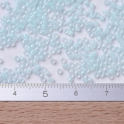 MIYUKIデリカビーズ  シリンダー  日本製シードビーズ  11/0  （db0078)アクアミストライニング  1.3x1.6mm  穴：0.8mm  約10000個/袋  50 G /袋&nbsp;SEED-X0054-DB0078