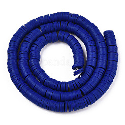 Handmade Polymer Clay Beads Strands&nbsp;CLAY-R089-6mm-112