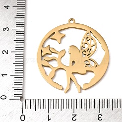 304 Stainless Steel Pendants&nbsp;STAS-F367-07G