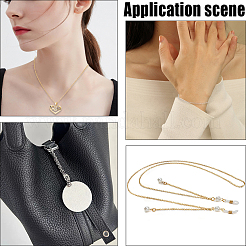 DIY チェーンネックレス ジュエリーキット  真鍮製のカーブチェーンを含む  304ステンレススチールと真鍮のロブスタークロウクラスプと丸カン  ポリプロピレン(PP)スプール  ミックスカラー  1.8~2x1.3~1.4x0.4mm  2色  10m /カラー  20 M&nbsp;DIY-BBC0002-39