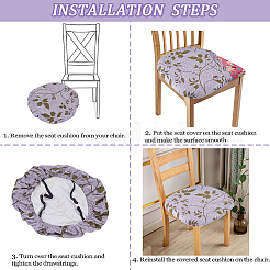 Polyester Dustproof Chair Cover&nbsp;AJEW-WH20008-18B