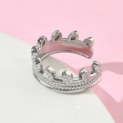 304 Stainless Steel Cuff Open Rings for Women&nbsp;RJEW-L341-02A-P