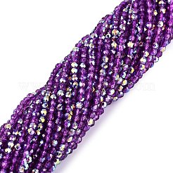 Transparent Glass Beads Strands&nbsp;LS-EGLA-N028-01A-A03
