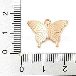 合金エナメルチャーム  ライトゴールド  バタフライチャーム  ミックスカラー  14x20x2mm  穴：1.5mm&nbsp;ENAM-M221-03KCG-M