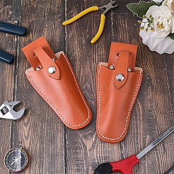 Cowhide Protective Scissors Cover&nbsp;AJEW-WH20098-023