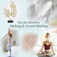 Natural Quartz Crystal Double Terminated Points&nbsp;G-WH0021-29