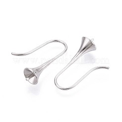 304 Stainless Steel Earring Hooks&nbsp;STAS-N108-30P