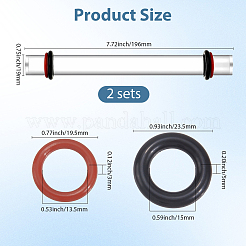 1 Set Acrylic Rolling Pins&nbsp;AJEW-SP0002-49