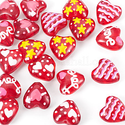 20Pcs 5 Styles Glass Enamel Beads&nbsp;GLAA-TA0003-49