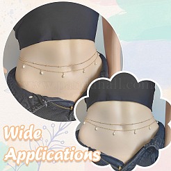 2Pcs Alloy Snake Chain Chain Belts Sets&nbsp;AJEW-CJC0015-005
