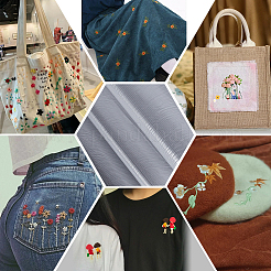 Pa 刺繍転写紙 水溶性フィルム  刺繍安定剤を洗い流します  透明  5000x200mm  5 m /ロール&nbsp;DIY-WH0678-29