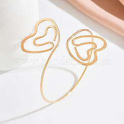 Iron Spiral Heart Upper Arm Cuff Bangles for Women&nbsp;WG31FC4-01