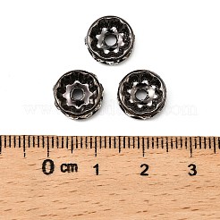 Brass Rhinestone Spacer Beads&nbsp;RB-A014-Z10mm-01B