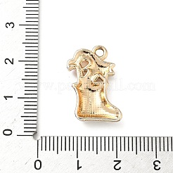 Christmas Themes Alloy Rhinestone Pendants&nbsp;PALLOY-P313-02D-G