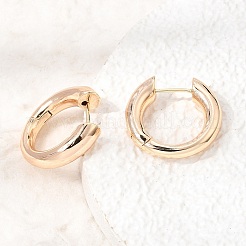 Brass Huggie Hoop Earrings&nbsp;KK-CBACA55-22G