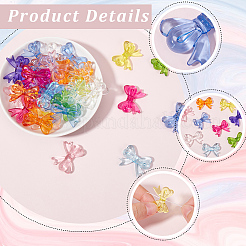 100Pcs Transparent Acrylic Beads&nbsp;TACR-SP0001-20