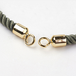 Nylon Twisted Cord Bracelet Making&nbsp;MAK-K007-03G