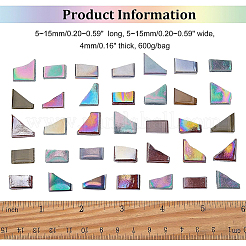 600G Irregular Glass Cabochons&nbsp;DIY-BC0005-93