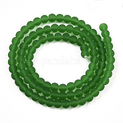 Transparent Glass Beads Strands&nbsp;GLAA-T032-T4mm-MD07